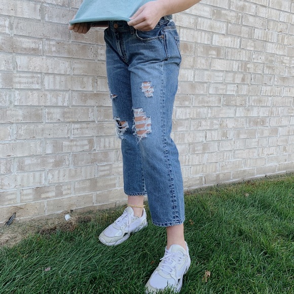 Low rise mom jeans - Picture 2 of 5